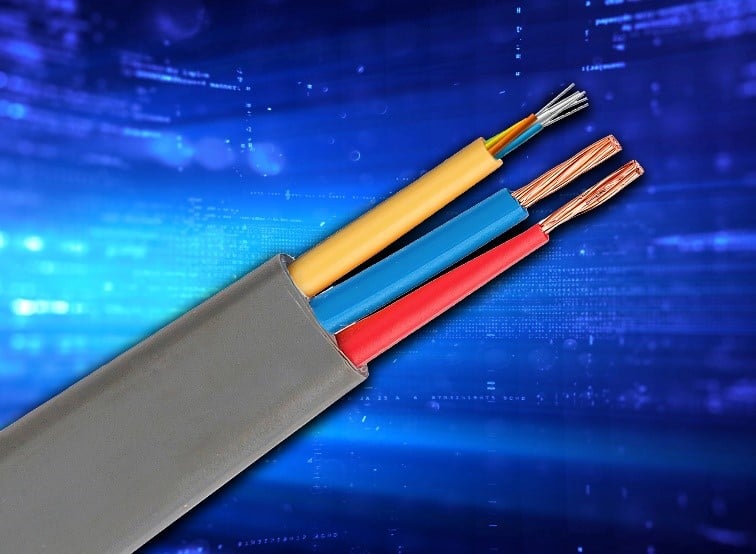 Hybrid Copper-Fiber Cable